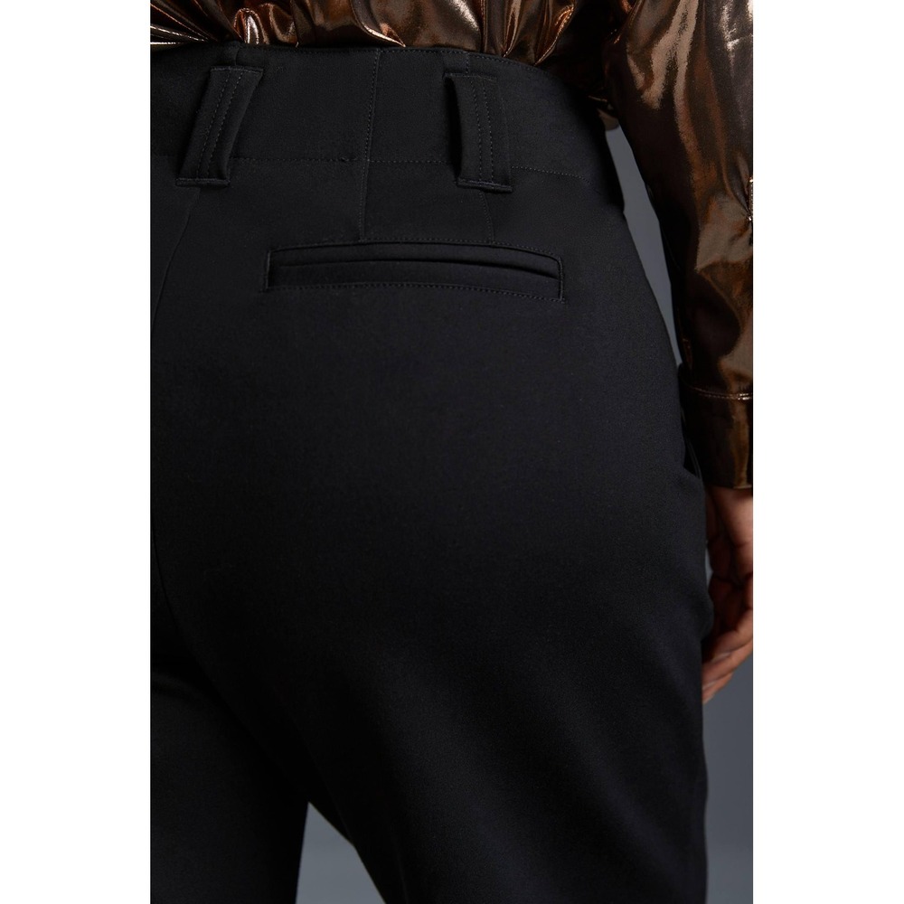 Maeve by Anthropologie Black High Waisted Flare Leg Pants Women's US 10 - Picture 6 of 14
